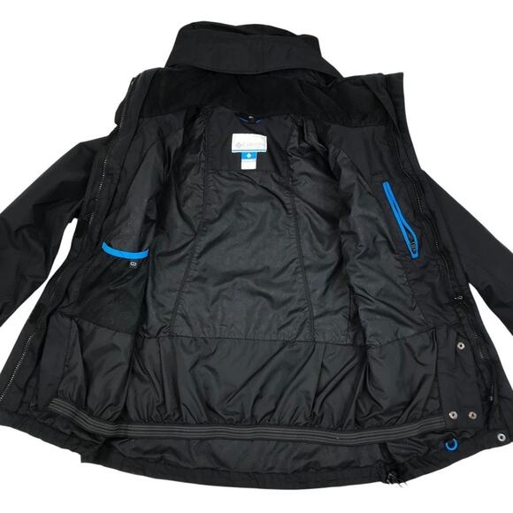 COLUMBIA Last Tracks Insulated Hooded Jacket Women S Black Omni-Heat Outdoor - Picture 11 of 16